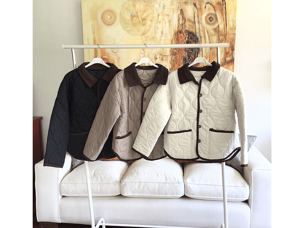 Parka cuello de cotele  1