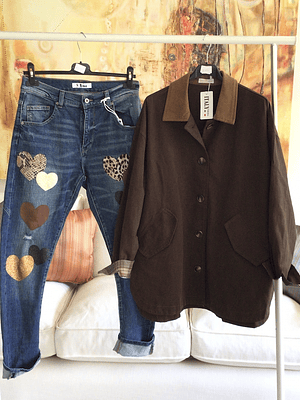 Chaqueta cuello cotele