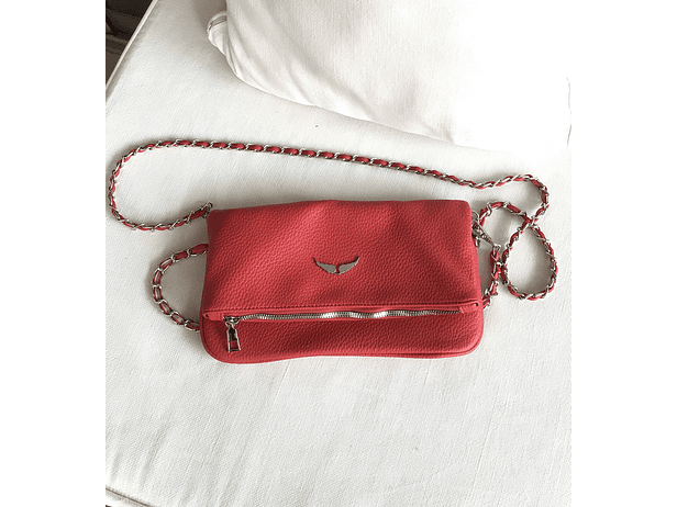 Cartera alitas roja 1