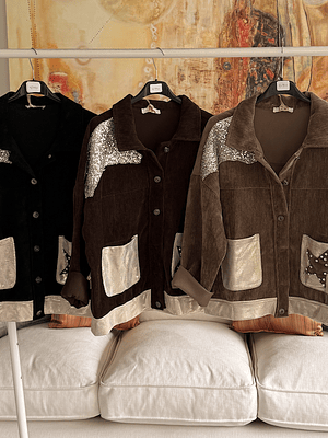 Chaqueta cotele estrella 