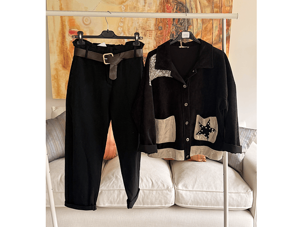 Chaqueta cotele estrella  2