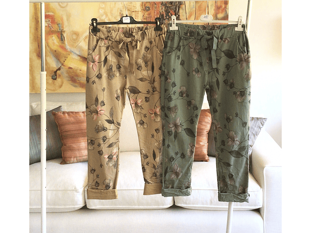 Jogger estampado flores 1