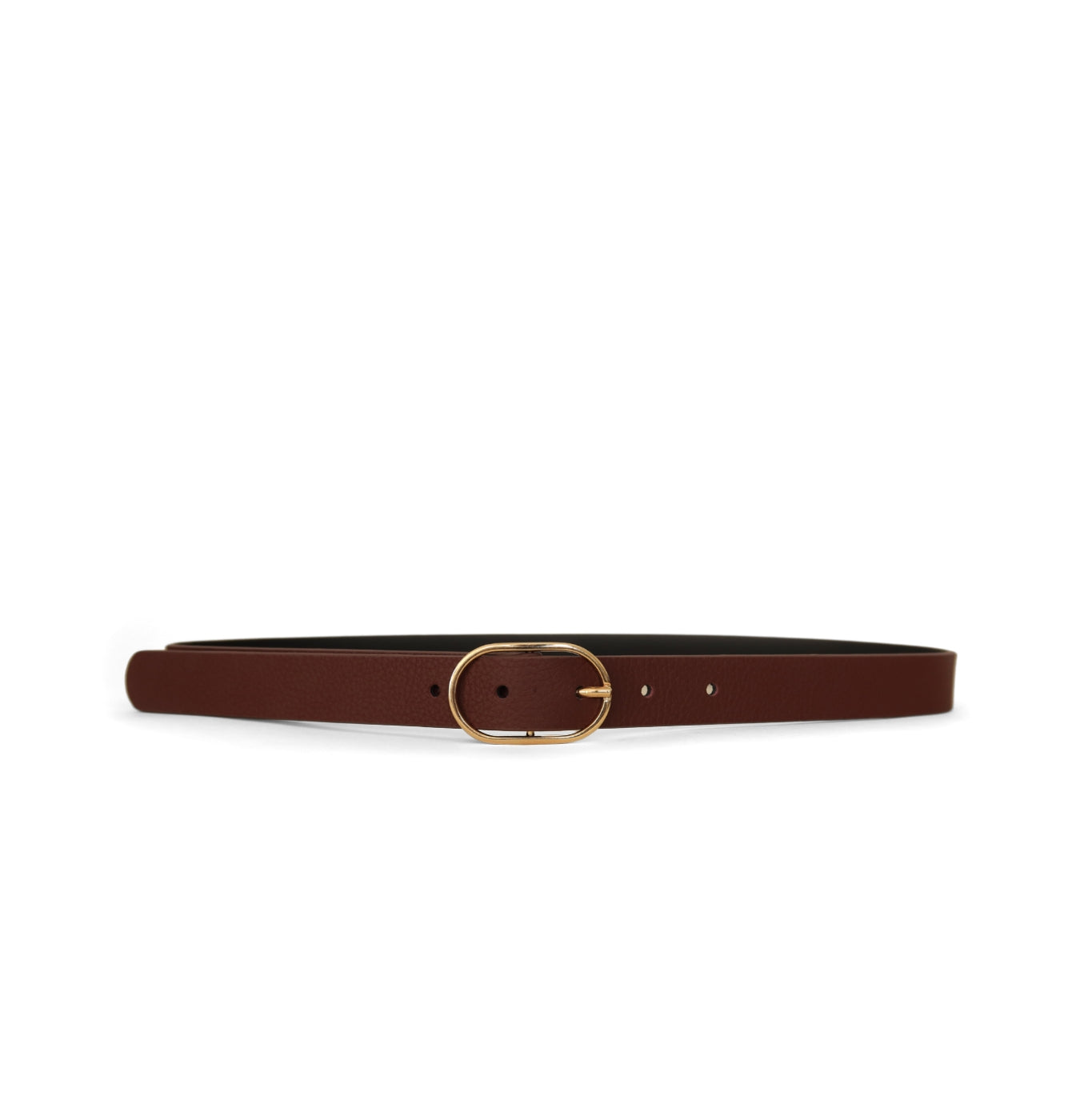 CINTURÓN CHIC S - GUINDA/ORO Luxe 1