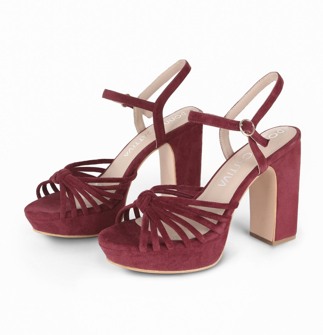 Premium SANDALINA LENA - GUINDA 3