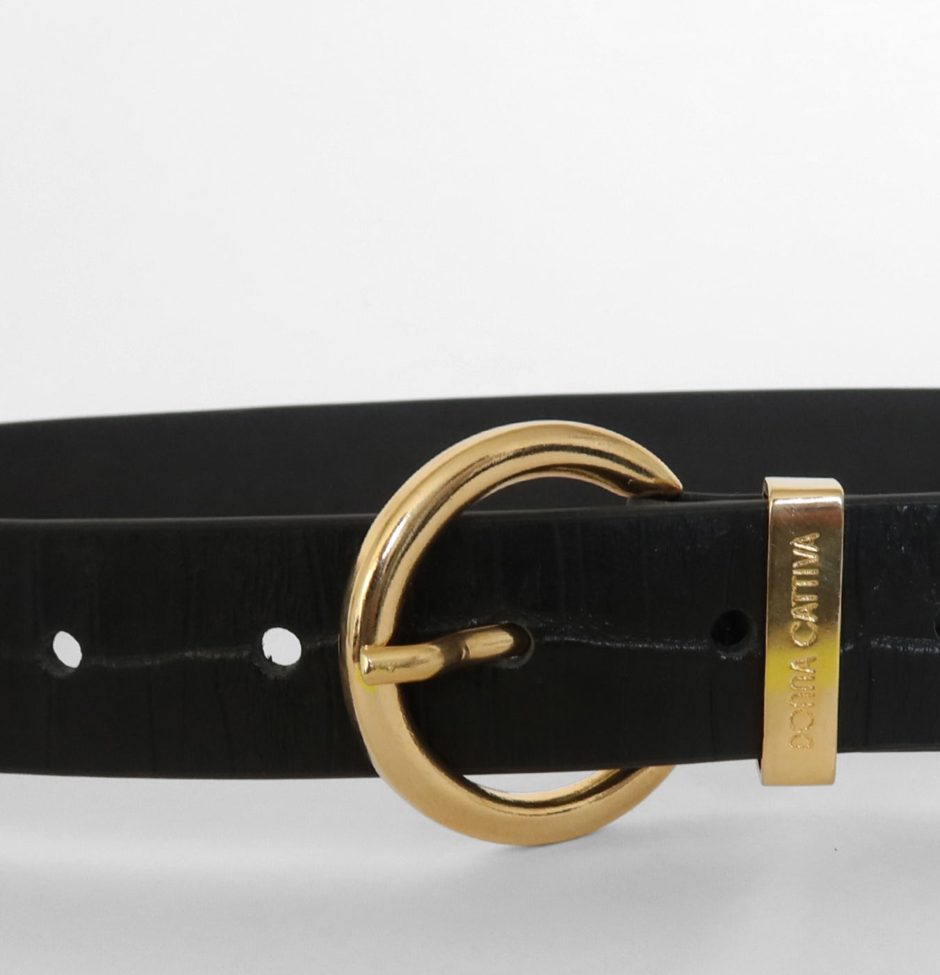 Elite CINTURÓN ROUND - CROCONEGRO 2