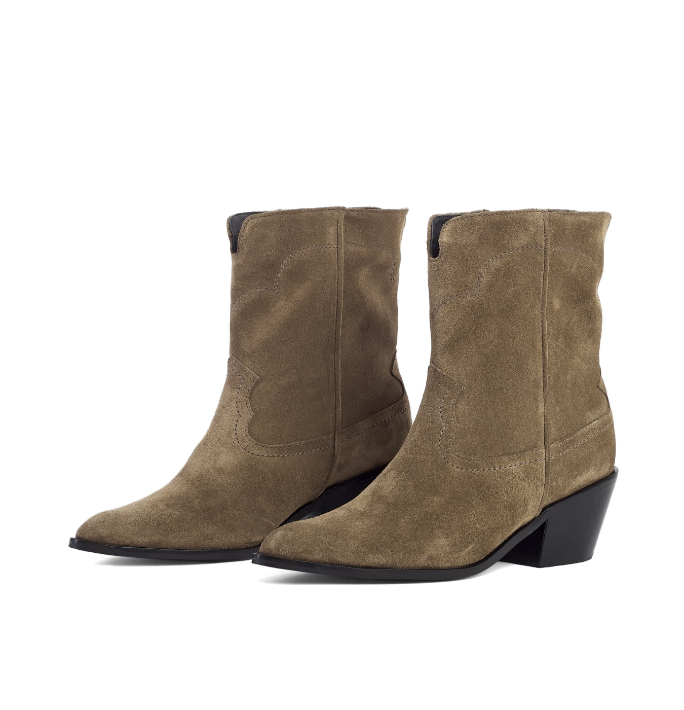 Elite BOTÍN ALINA - TAUPE GAMUZA 2