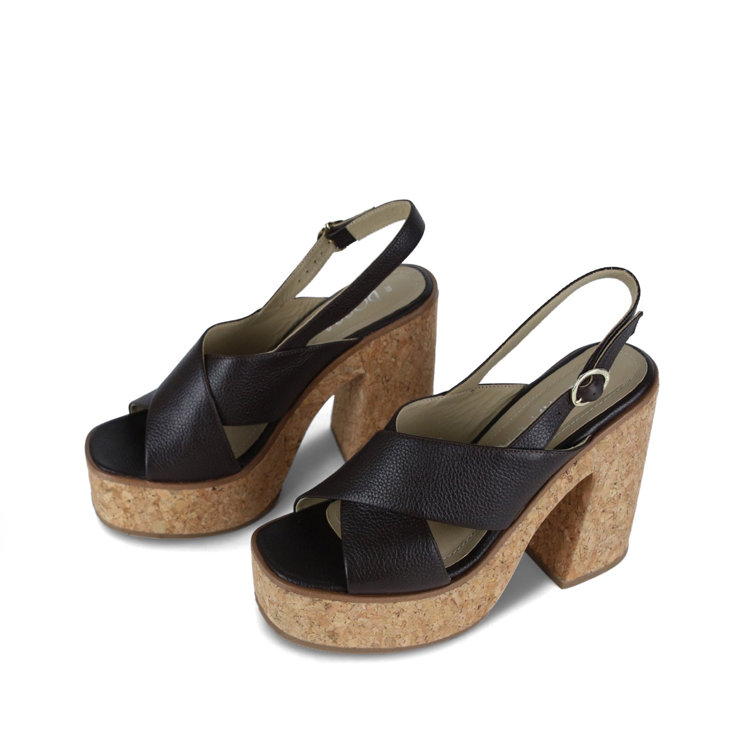 Refined SANDALIA PERLA - MARRÓN 3