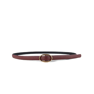 Iconic CINTURÓN OVAL - GUINDA