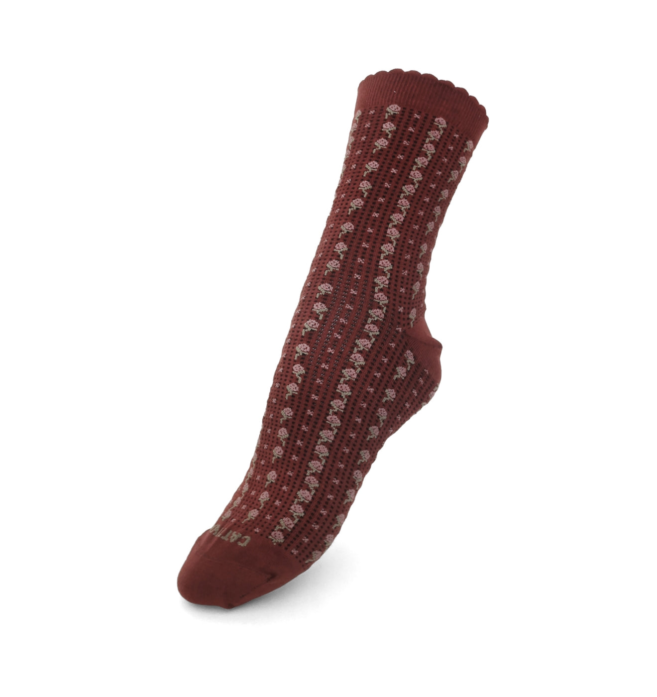 Signature MEDIA LARGA - FLORES GUINDA 1