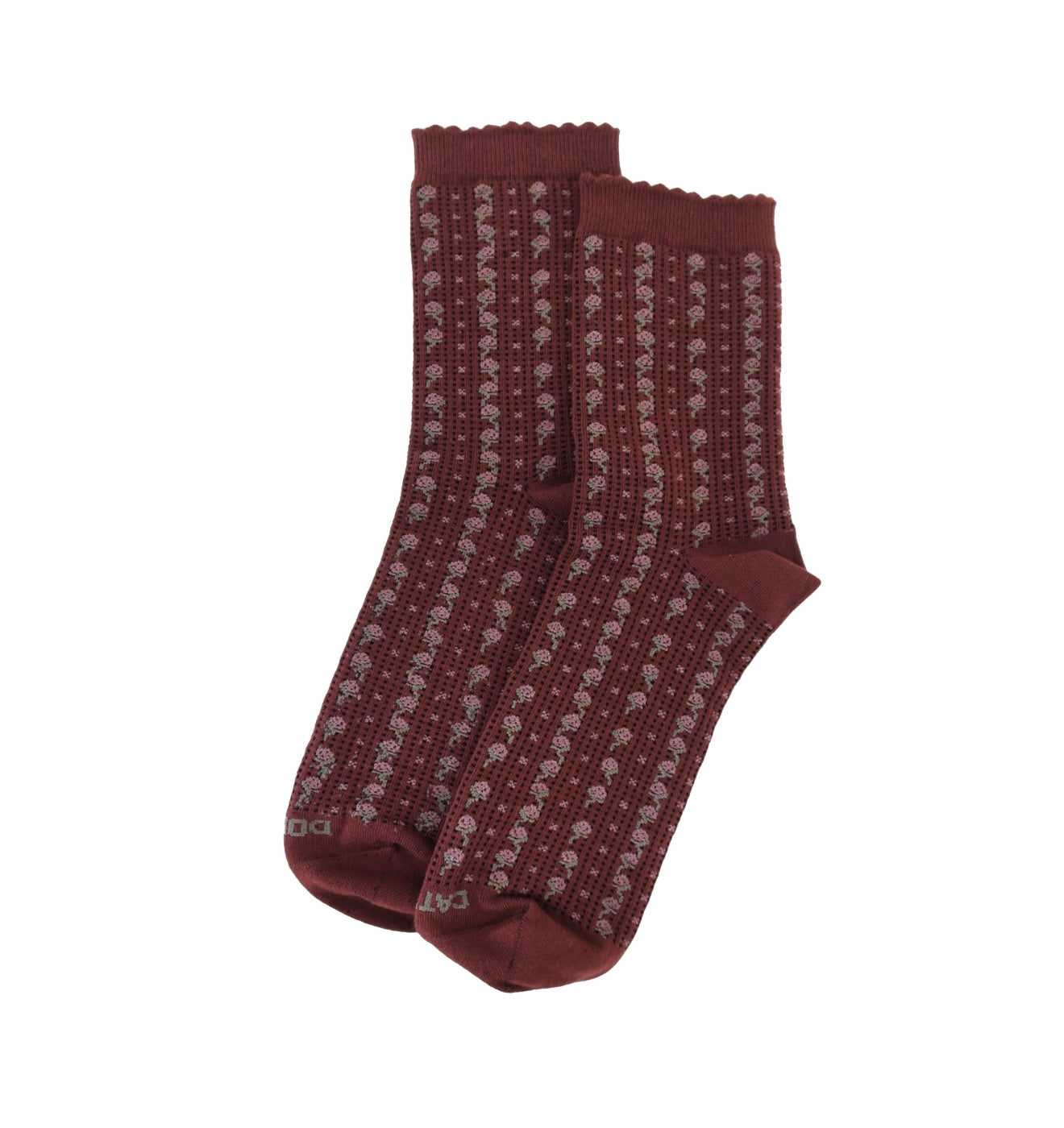 Signature MEDIA LARGA - FLORES GUINDA 2