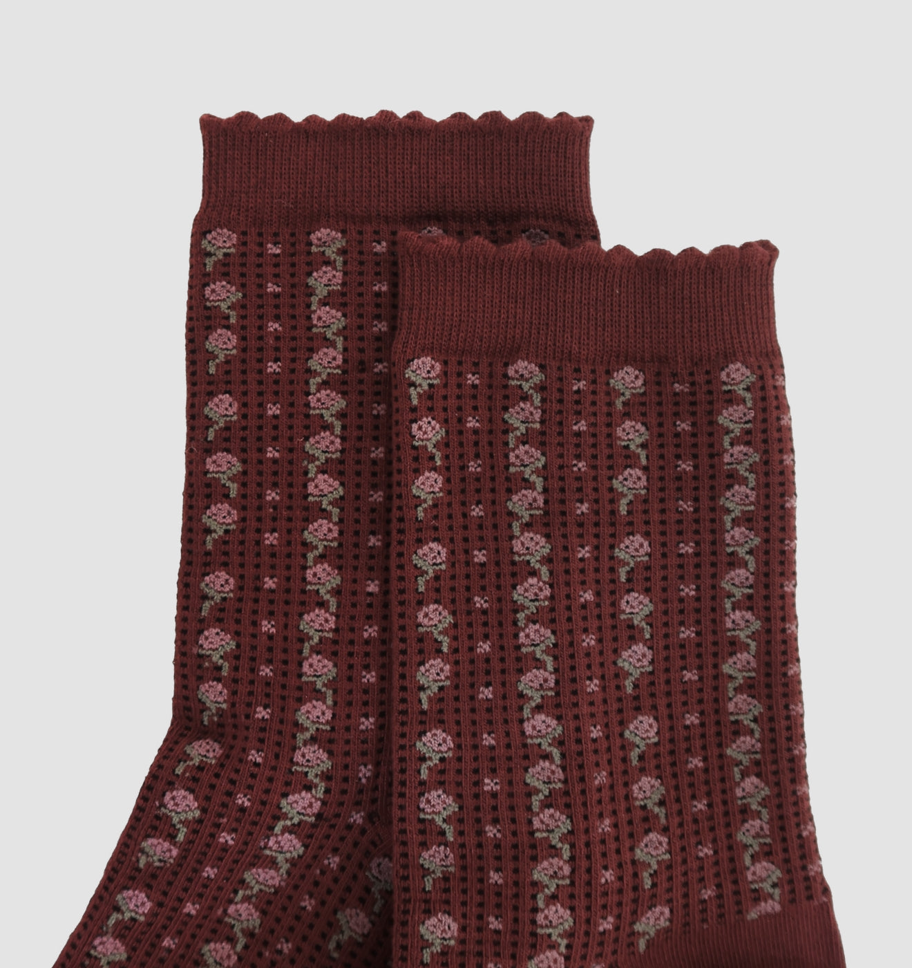 Signature MEDIA LARGA - FLORES GUINDA 3