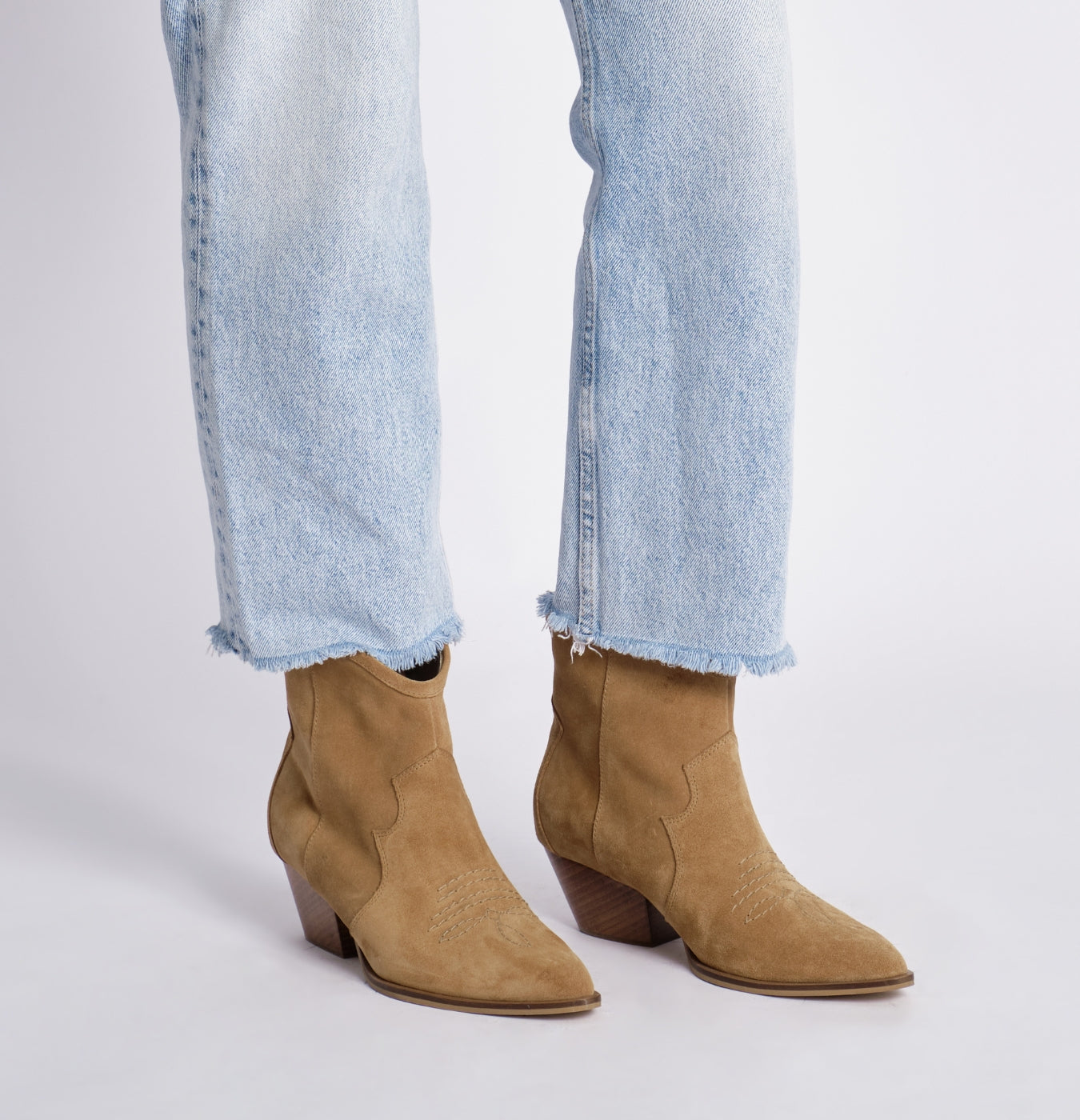 BOTÍN MADDIE - CAMEL GAMUZA Craft 4