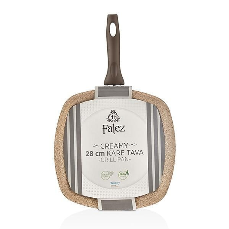 FALEZ CREAMY PREMIUM 28 x 28 Sartén Grill 3