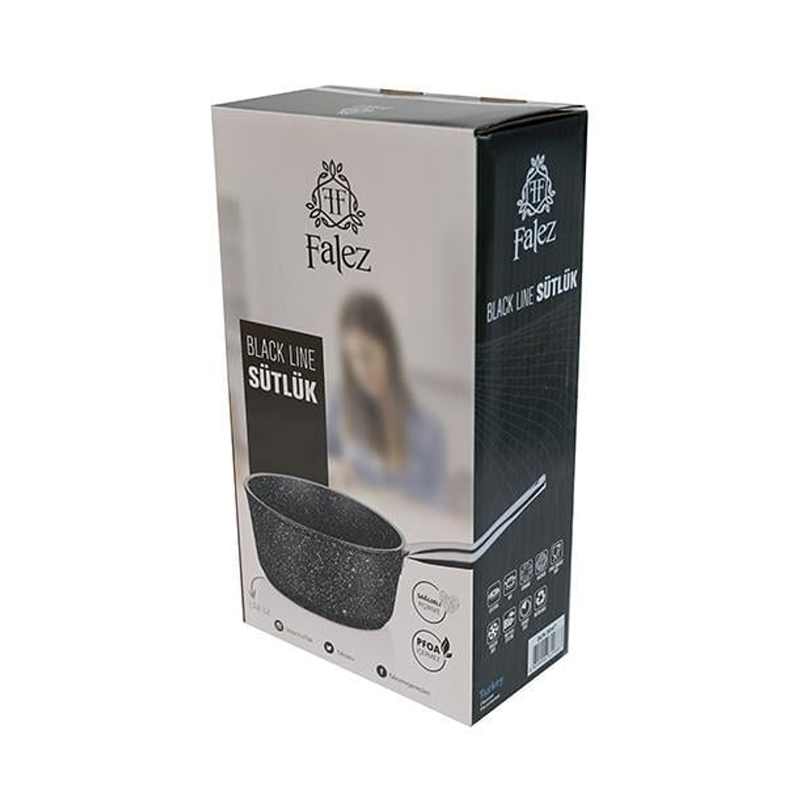 FALEZ BLACK LINE 18 cm Hervidor 4