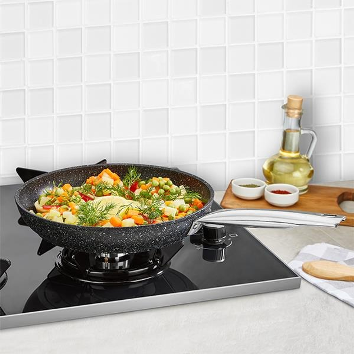 FALEZ BLACK LINE 26 cm Sartén 4