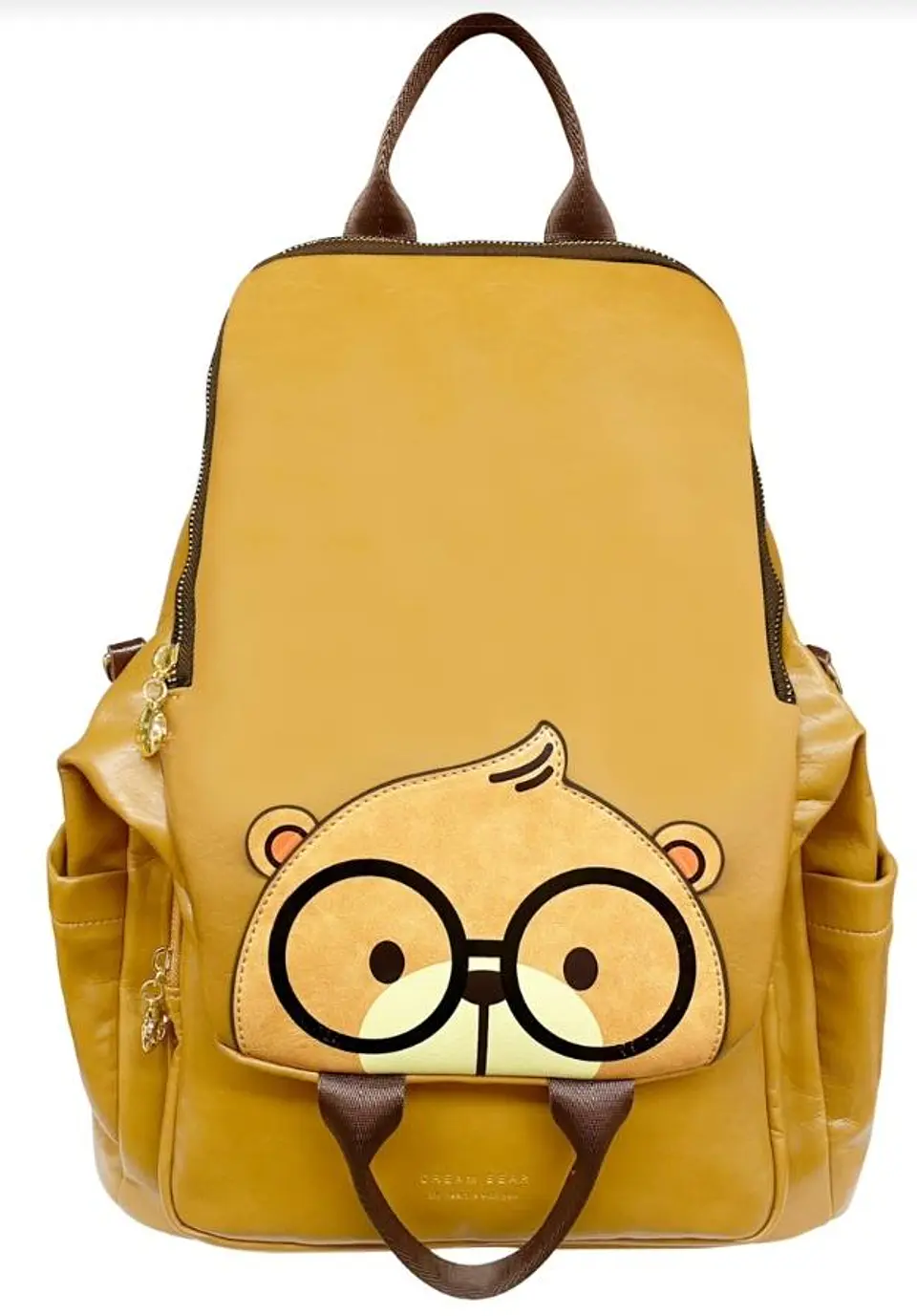 Mochila-Bolso Cream Bear - Edición Nerd Teddy  1