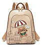 Mochila Mujer Panda Lili Ecocuero Rosa Diseño Oso Paracaídas - Miniatura 2