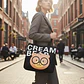 Bolso Tote Bag Cream Bear Diseño Oso Verde Casual - Miniatura 2
