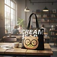 Bolso Tote Bag Cream Bear Diseño Oso Verde Casual - Miniatura 3