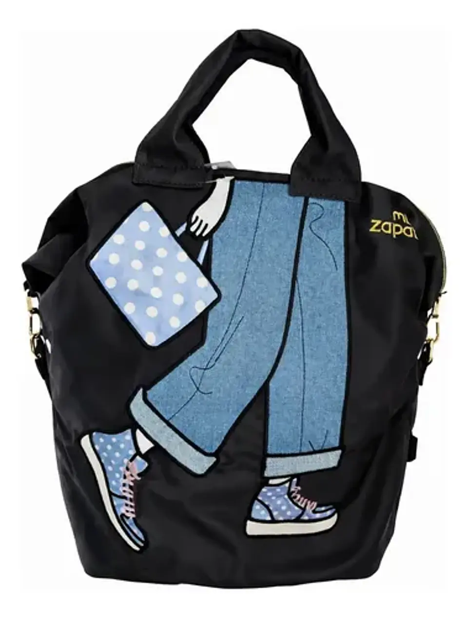 Bolso Mochila Convertible Mis Zapatos Fucsia  3