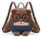 Mochila Urbana Beibaobao Osito Kawaii Con Lentes  - Miniatura 1