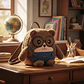 Mochila Urbana Beibaobao Osito Kawaii Con Lentes  - Miniatura 2