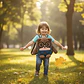 Mochila Urbana Beibaobao Osito Kawaii Con Lentes  - Miniatura 3