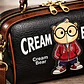 Cartera Cream Bear Bear Mano/hombro Ecocuero Negra - Miniatura 5