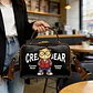 Cartera Cream Bear Bear Mano/hombro Ecocuero Negra - Miniatura 6