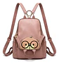 Mochila Cartera Mujer Cream Bear Diseño Oso Ecocuero Mostaza - Miniatura 1