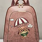 Mochila Mujer Panda Lili Ecocuero Rosa Diseño Oso Paracaídas - Miniatura 4