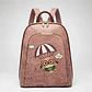Mochila Mujer Panda Lili Ecocuero Rosa Diseño Oso Paracaídas - Miniatura 5
