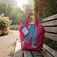Cartera Mochila Convertible Mis Zapatos Fucsia Sintética - Miniatura 1