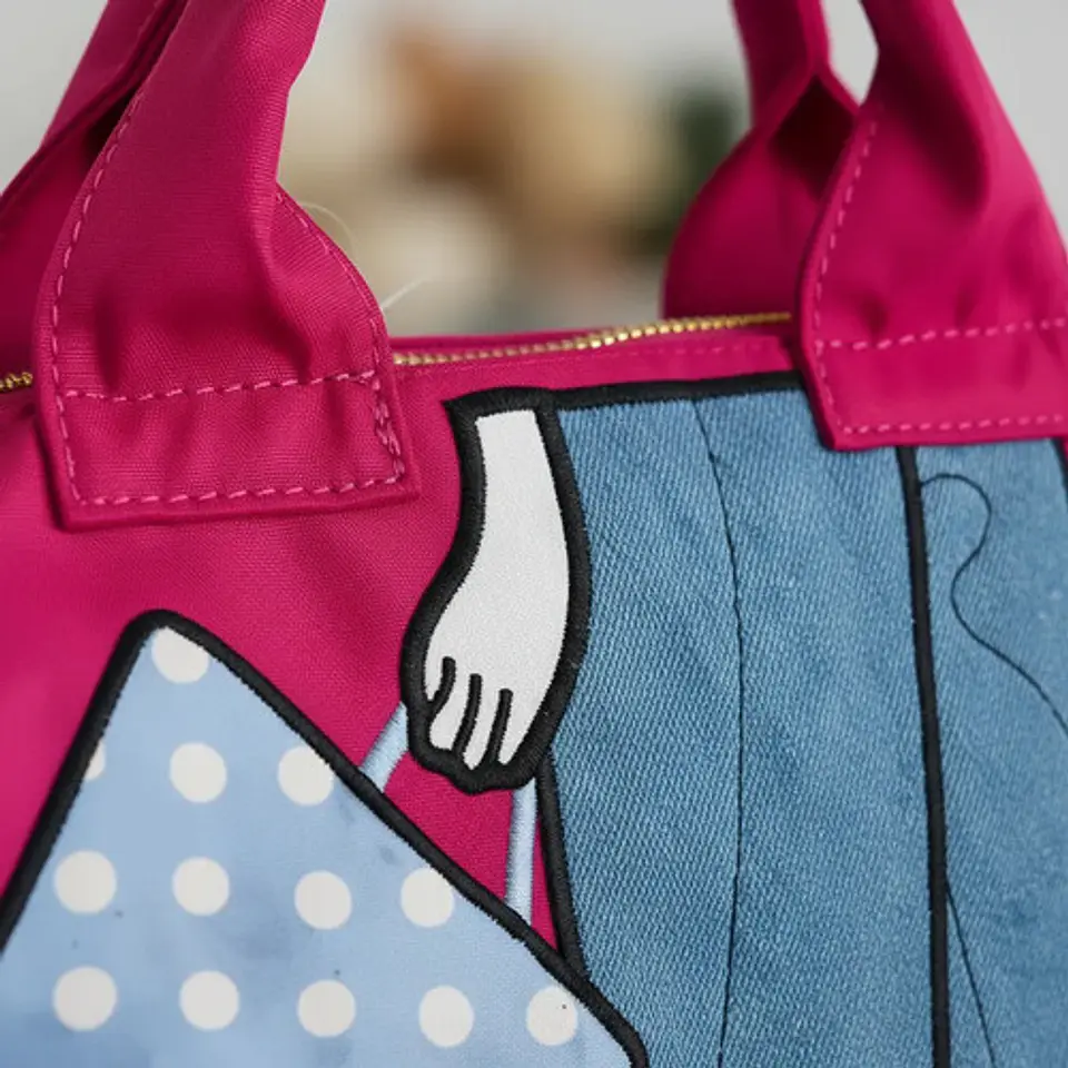 Cartera Mochila Convertible Mis Zapatos Fucsia Sintética 4