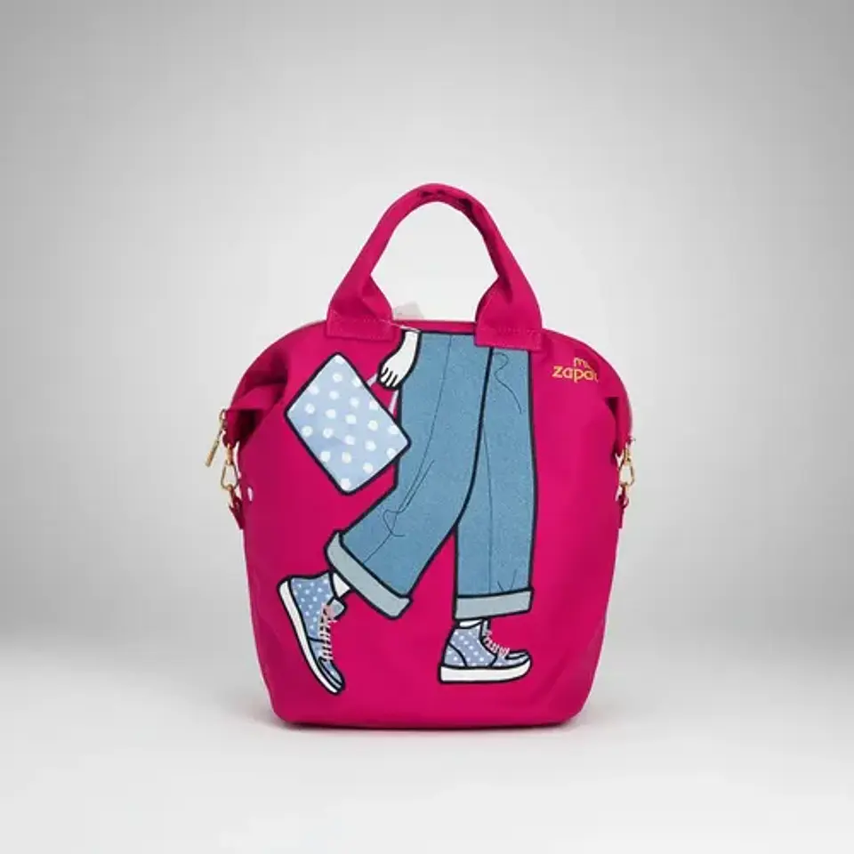 Cartera Mochila Convertible Mis Zapatos Fucsia Sintética 5