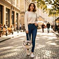 Cartera Oso Peluche Kawaii Bei Baobao Lentejuelas Mujer - Miniatura 4