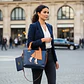 Set Cartera Y Estuche Mis Zapatos Negro Rojo Mujer - Miniatura 2