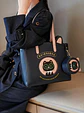 Cartera Mujer Beibaobao Diseño Gato Kawaii Con Monedero - Miniatura 3