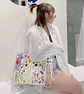 Cartera Tote Holográfica Eye Theme Grafiti (incluye bolso interno) - Miniatura 4