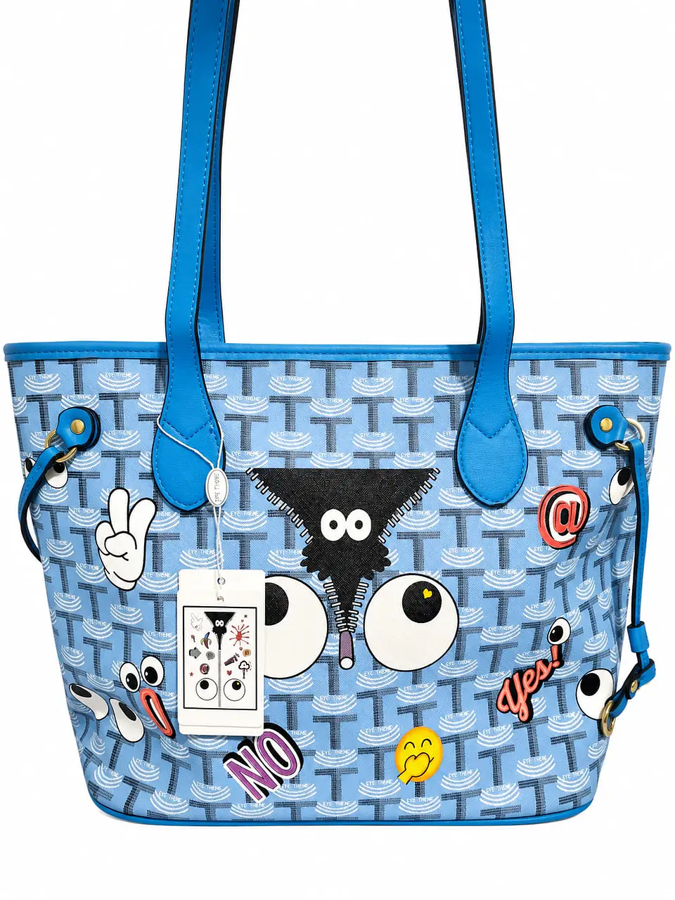 Bolso Tote azul Eye Theme 1