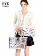 Cartera tote holográfica Pop Art Eye Theme (incluye bolsito interno ) - Miniatura 3