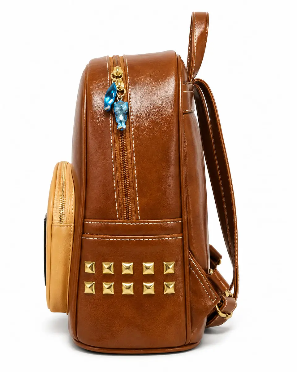 Mochila Cute Glasses Brown 2