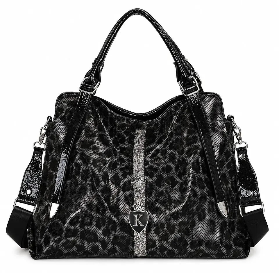 Kaishilan Leopard Glam Bag 1