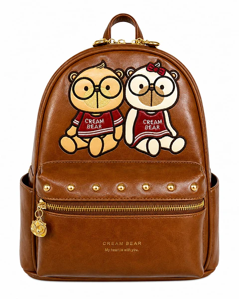 Mochila Cream Bear Vintage Cafe 