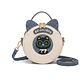 Cartera Cruzada redonda Cat Eyes Diseño Kawaii con orejas de gato - Miniatura 1