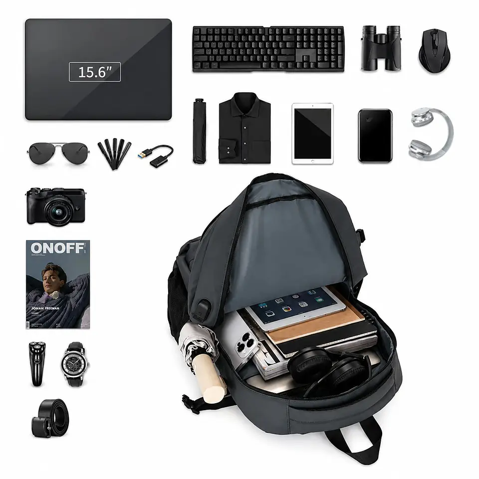Mochila porta laptop Ejecutiva Urban Tech 15.6  2