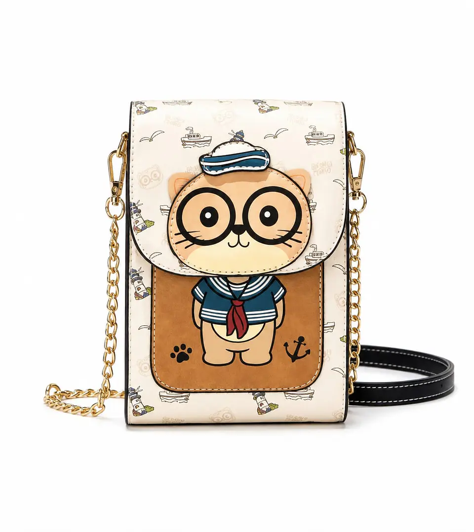 Carteras Cross Mini Gatito Marinero 1