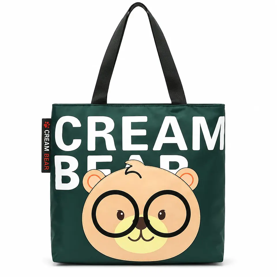 Bolso Cream Bear Diseño Oso Casual 4