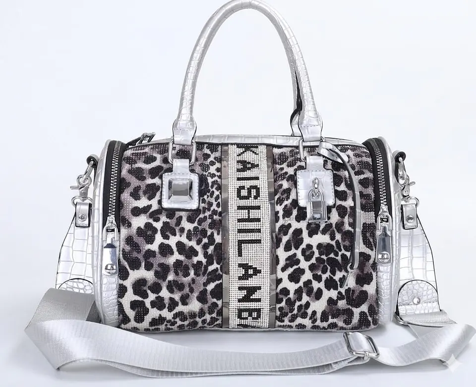 Cartera mano hombro Kaishilan Glam- animal print  1
