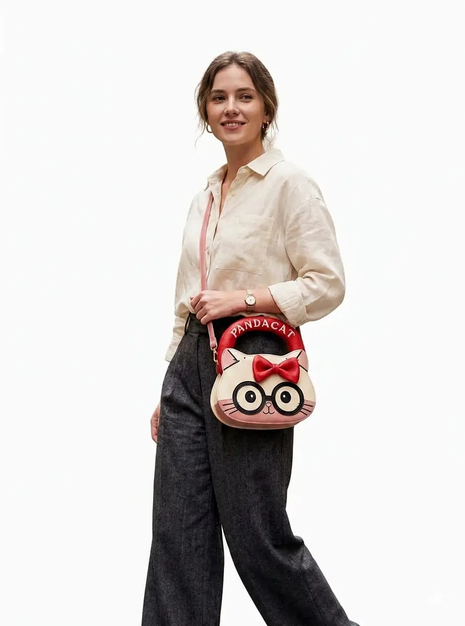 Cartera bandolera diseño Gatito Pandacat 2